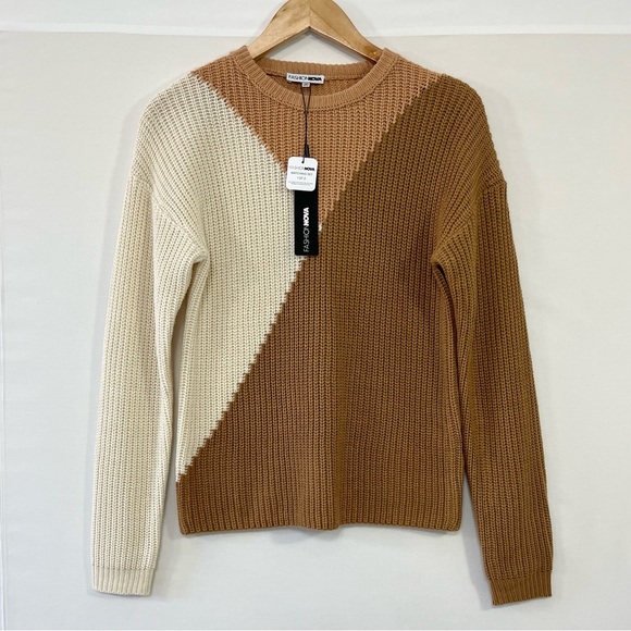 Fashion Nova Sweater Legging Set Women’s Small You're The One Taupe/combo - Picture 4 of 14